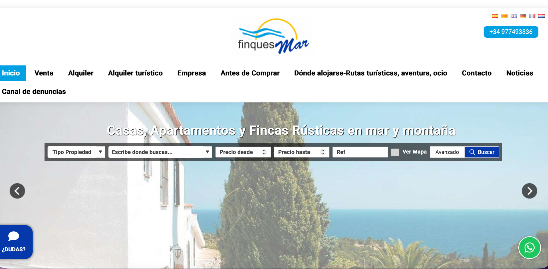 Finques Mar — antes